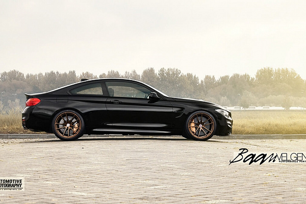 Фото дисков HRE P104 Сатиновая бронза на BMW 4/M4 (F32/F82)