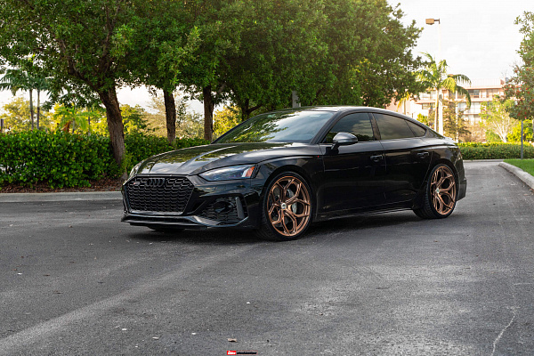 Фото дисков HRE P111SC Сатиновая бронза на Audi A/S/RS 5 (F5)