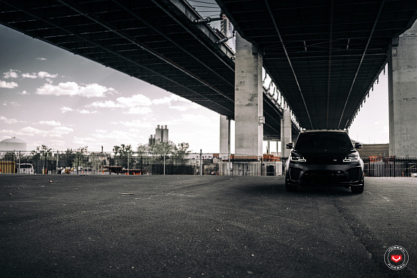 Фото дисков Vossen M-X6 Черный глянец на Land Rover Range Rover Sport II
