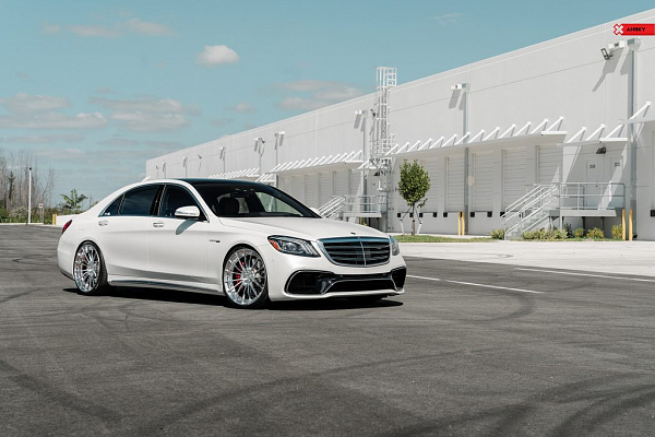 Фото дисков Anrky AN29 Полированный лак на Mercedes-Benz S-Class (W222, C217)