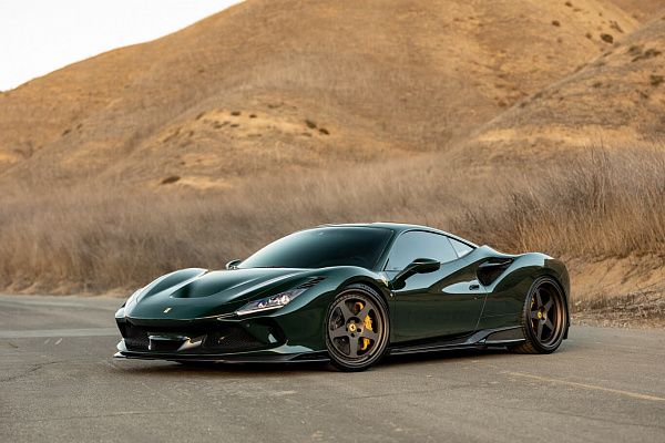 Фото дисков HRE 305 Сатиновая темная бронза на Ferrari F8