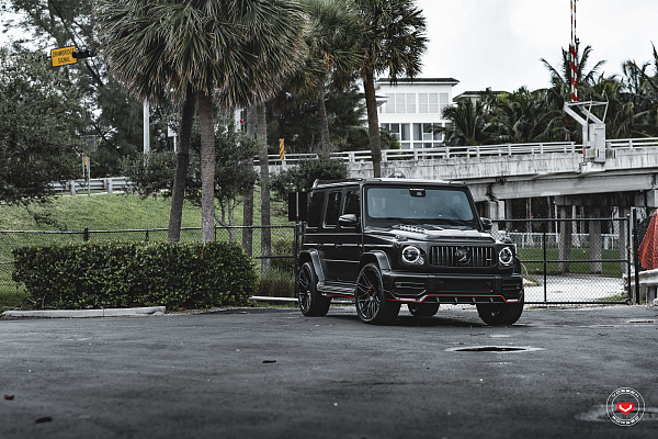 Фото дисков Vossen S17-07 Черный глянец на Mercedes-Benz G-Class III