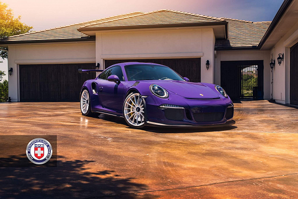 Фото дисков HRE P103 Глянцевый лак на Porsche 911 VII