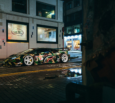 Фото дисков Brixton Forged TR05 AERO1 на Lamborghini Huracan