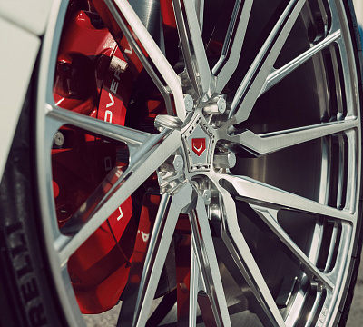 Фото дисков Vossen M-X4T на Land Rover Range Rover Sport II