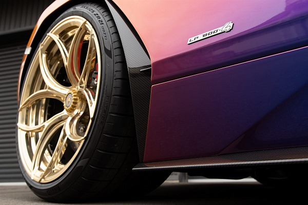 Фото дисков Anrky S2-X0 Глянцевое золото на Lamborghini Countach