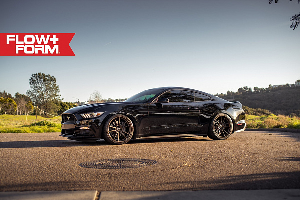 Фото дисков HRE FF04 Сатиновое темное золото на Ford Mustang VI