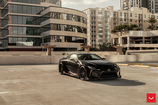 Фото дисков Vossen HFX-2 (5-Lug) Черный сатин на Lexus LC 500