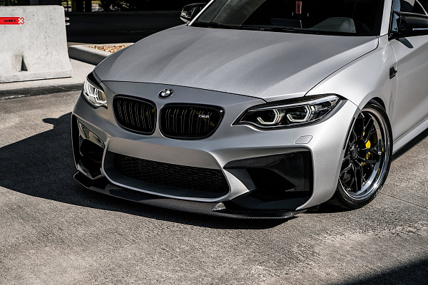 Фото дисков Anrky RS2 Черный сатин на BMW 2/M2 (F22/F87)