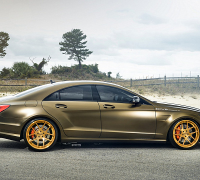 Фото дисков Strasse Wheels SM5 Deep Concave на Mercedes-Benz CLS (C218)