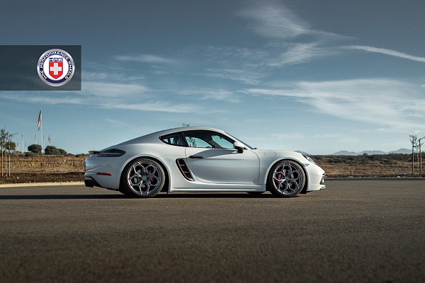 Фото дисков HRE P111SC Сатиновый тонированный лак на Porsche Cayman II