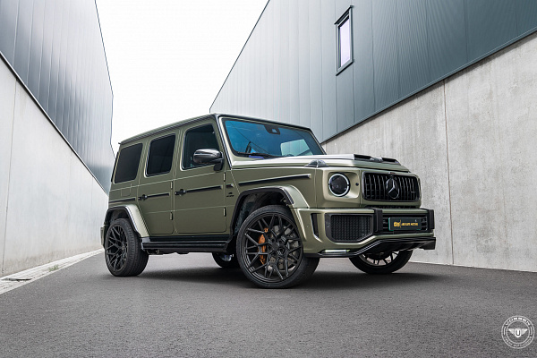 Фото дисков Vossen UV-1 Черный сатин на Mercedes-Benz G-Class III