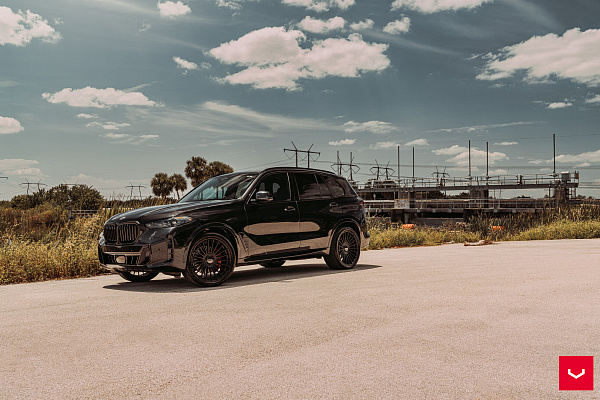 Фото дисков Vossen HF-8 Черный сатин на BMW X5/X5 M (G05/G18/F95)