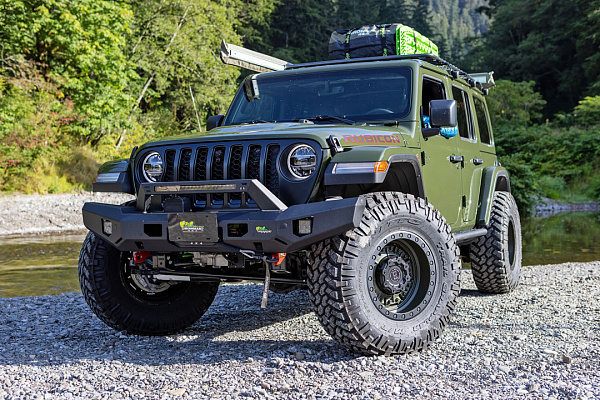 Фото дисков Black Rhino ABRAMS  на Jeep Wrangler IV (JL)