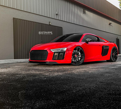 Фото дисков Strasse Wheels SV1 Deep Concave Monoblock на Audi R8 (4S)