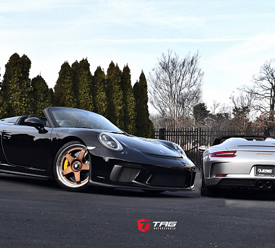 Фото дисков HRE C105 на Porsche 911 VII