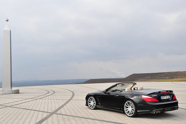 Фото дисков BRABUS Monoblock R (Platinum Edition) Глянцевый графит на Mercedes-Benz SL (R230)