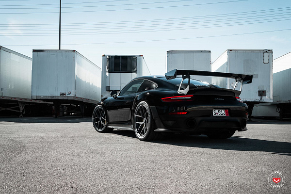 Фото дисков Vossen S21-01 Сатиновый графит на Porsche 911 VII