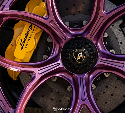 Фото дисков Anrky S3-X0 на Lamborghini Aventador