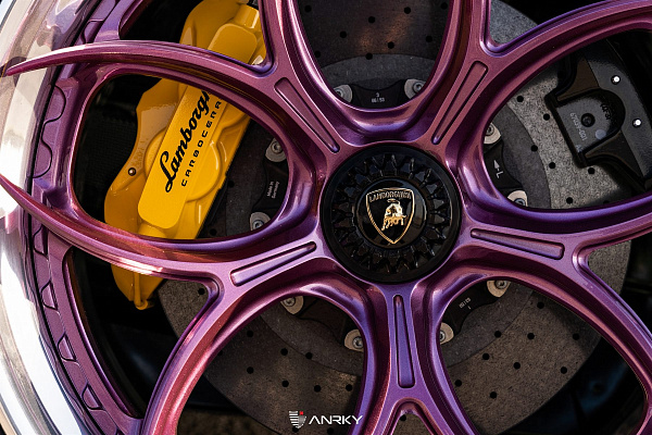 Фото дисков Anrky S3-X0 Другой цвет на Lamborghini Aventador