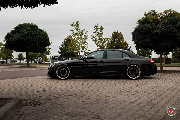 Фото дисков Vossen M-X2 (3-Piece) Черный сатин на Mercedes-Benz S-Class (W222, C217)