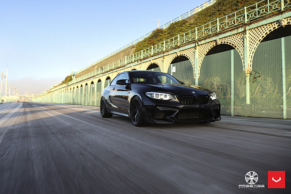Фото дисков Vossen HF-5 Черный глянец на BMW 2/M2 (F22/F87)