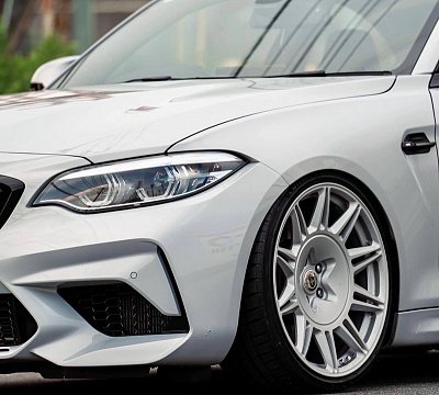 Фото дисков HRE 528M на BMW 2/M2 (F22/F87)