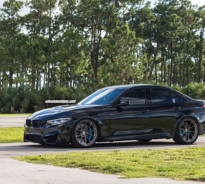 Фото дисков HRE P204 на BMW 3/M3 (F3x/F80)