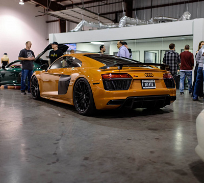 Фото дисков HRE P103 на Audi R8 (4S)