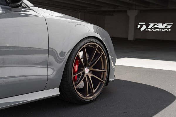 Фото дисков HRE P104 Сатиновая бронза на Audi A/RS 7 (4G)