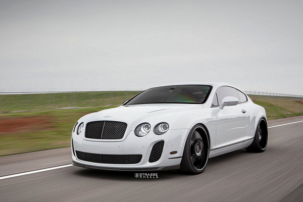 Фото дисков Strasse Wheels S5 Signature Черный глянец на Bentley Continental GT II