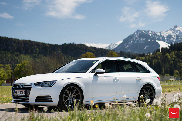 Фото дисков Vossen VFS-1 Сатиновый графит на Audi A/S/RS 4 (B9)