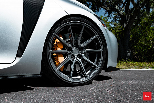 Фото дисков Vossen HF-3 Сатиновый графит на Lexus GS IV