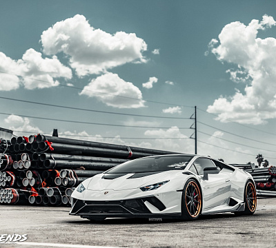 Фото дисков Strasse Wheels SV10 Deep Concave FS на Lamborghini Huracan