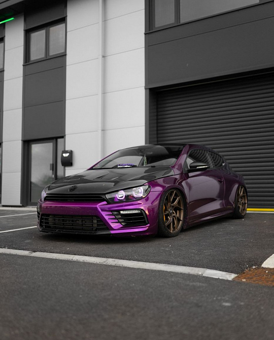 Фото дисков FLA Сатиновая бронза на Volkswagen Scirocco III