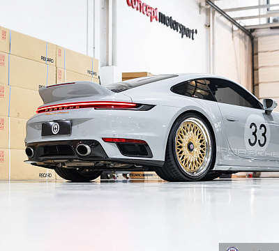 Фото дисков HRE 501 на Porsche 911 VIII