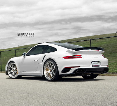 Фото дисков Strasse Wheels SM5R Deep Concave Monoblock на Porsche 911 VII