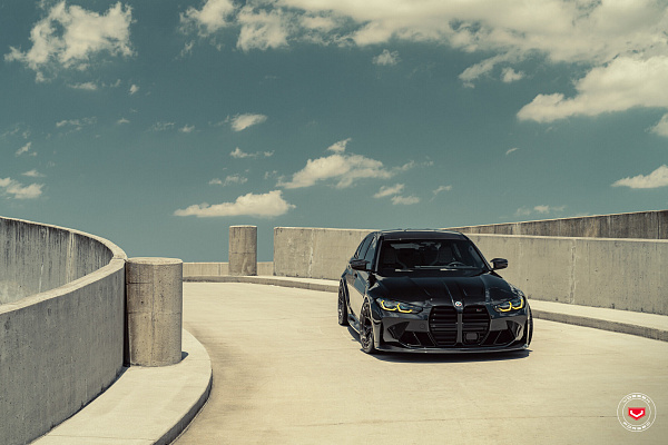 Фото дисков Vossen LC3-01 Глянцевый темный лак на BMW 3/M3 (G2x/G80)