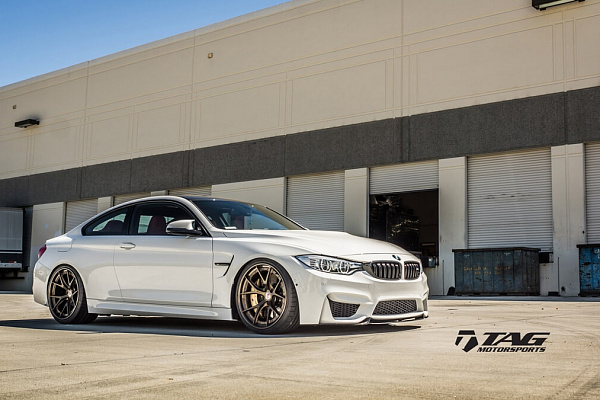 Фото дисков HRE S101 Сатиновая бронза на BMW 4/M4 (F32/F82)