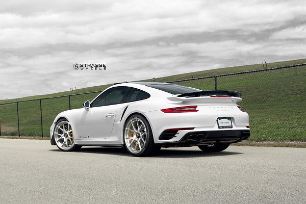 Фото дисков Strasse Wheels SM5R Deep Concave Monoblock Глянцевый лак на Porsche 911 VII