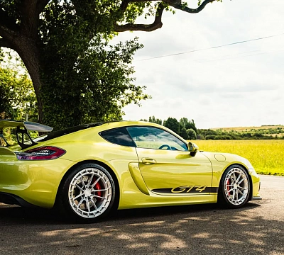 Фото дисков Bola FP3 на Porsche Cayman II