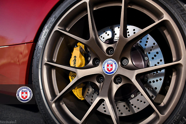 Фото дисков HRE P101 Сатиновая бронза на BMW 3/M3 (E90)
