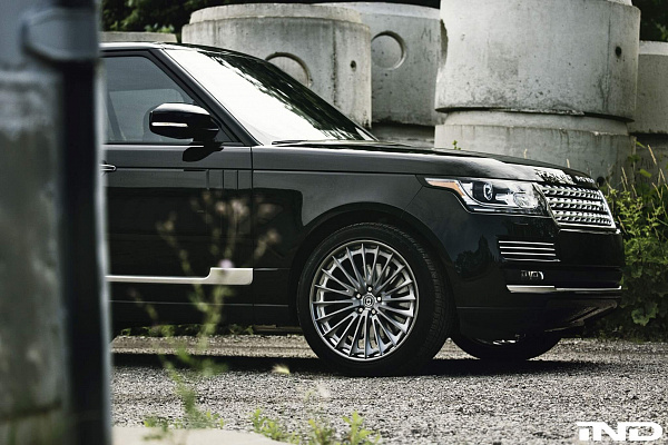 Фото дисков HRE S209H Сатиновый тонированный лак на Range Rover IV