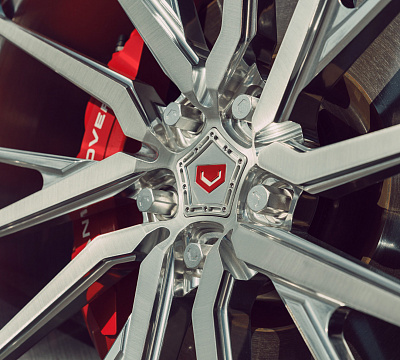 Фото дисков Vossen M-X4T на Land Rover Range Rover Sport II