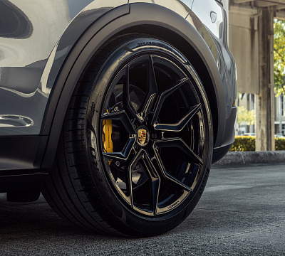 Фото дисков Vossen EVO-3 на Porsche Cayenne III