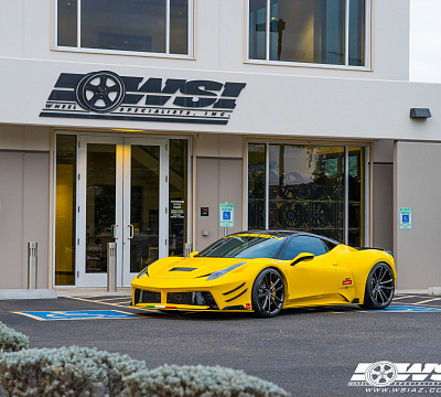 Фото дисков Vossen CG-203 на Ferrari 458