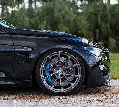 Фото дисков HRE P204 на BMW 3/M3 (F3x/F80)