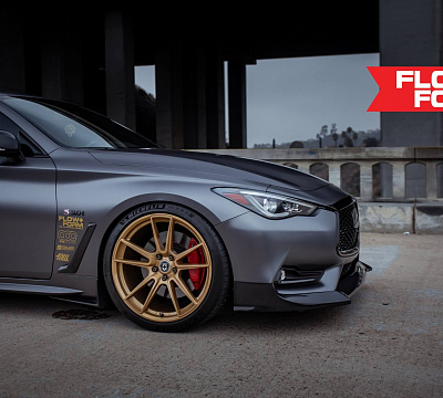 Фото дисков HRE FF04 на Infiniti Q60 II