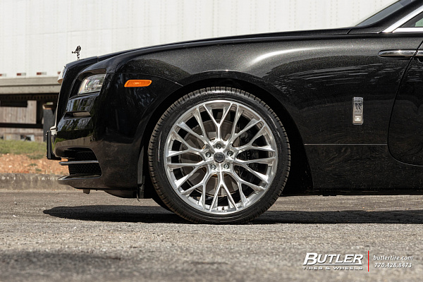 Фото дисков HRE P200 Глянцевый лак на Rolls-Royce Wraith