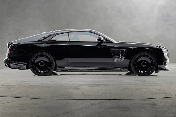 Фото дисков Mansory FD.15 Черный глянец на Rolls-Royce Spectre